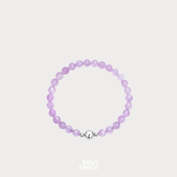 2. Kunzite Crystal Bracelet – Heart Chakra – Tender Spirit