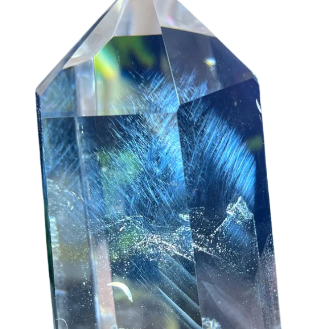 blue needle crystal icon